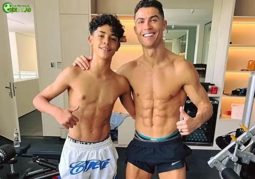 Con trai của Ronaldo được đánh giá rất cao về khả năng phát triển trong tương lai. Ảnh: AFP