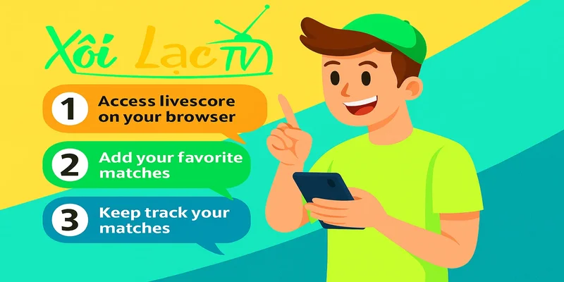 Hướng dẫn sủ dụng xem tỷ số trực tiếp trên xoilac tv cực dễ